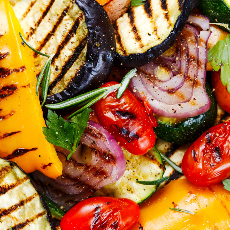 Grilled Vegetables with Miso Sauce (Vegan)-image