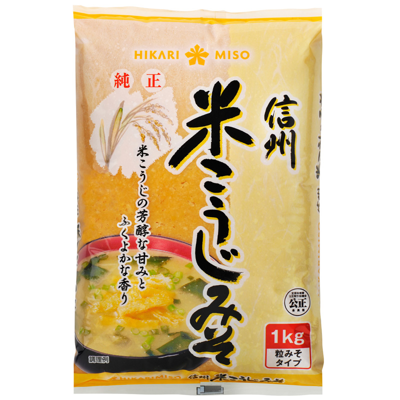 Junsei Shinshu Kome Koji Miso Hikari Miso No.1 Organic