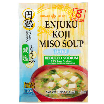 Enjuku Koji Miso Soup Tofu Reduced Sodium8 Servings 3.9oz (112g)