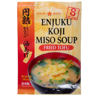 Enjuku Koji Miso Soup Fried Tofu 8 servings 5.4 oz (155.2 g)