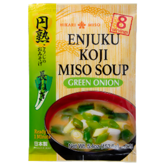Enjuku Koji Miso Soup Green Onion 8 servings 5.4 oz (153.6 g)