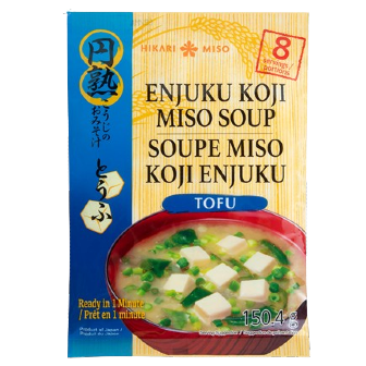 Enjuku Koji Miso Soup Tofu 8 servings (English and French Label) 150.4 g