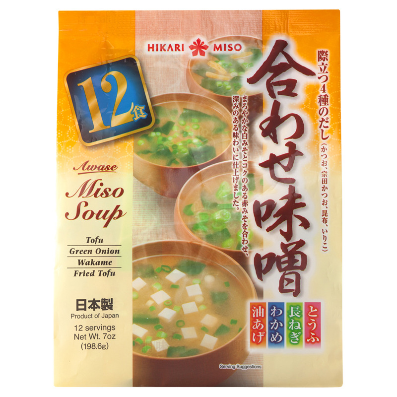 Awase Miso Soup Variety Pack  12 servings7 oz (198 g)