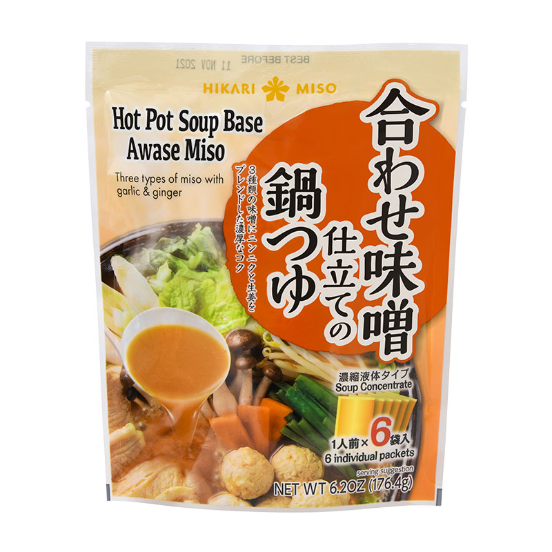 Hot Pot Soup Base Awase Miso6.2 oz (176.4g)