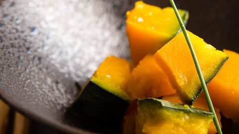 Simmered Kabocha or Winter Squash with Shio Koji