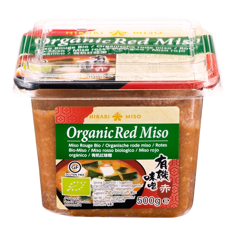 Organic Miso Red (Multiple Language Label) 17.6 oz(500g)