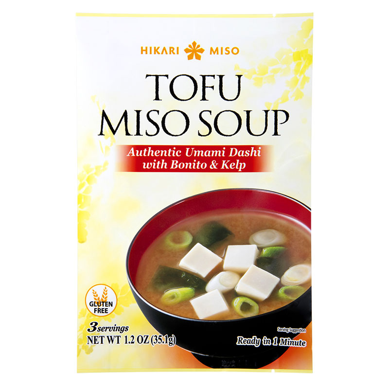 Tofu Miso Soup Umami Dashi with Bonito & Kelp 3 servings1.2 oz (35 g)