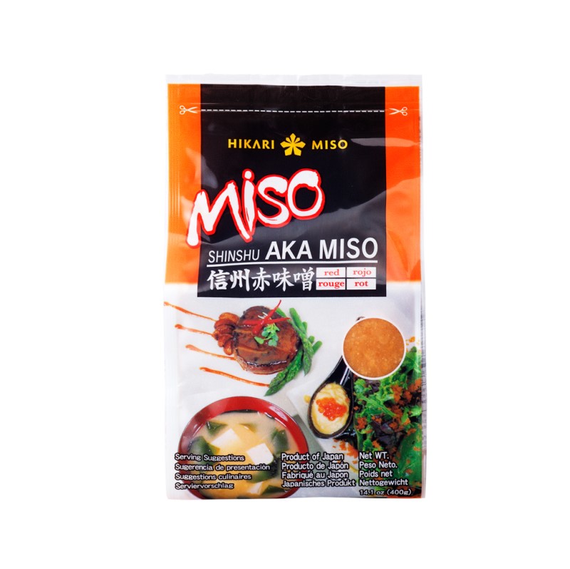 Shinshu Aka Miso (Multiple Language Label)  400g