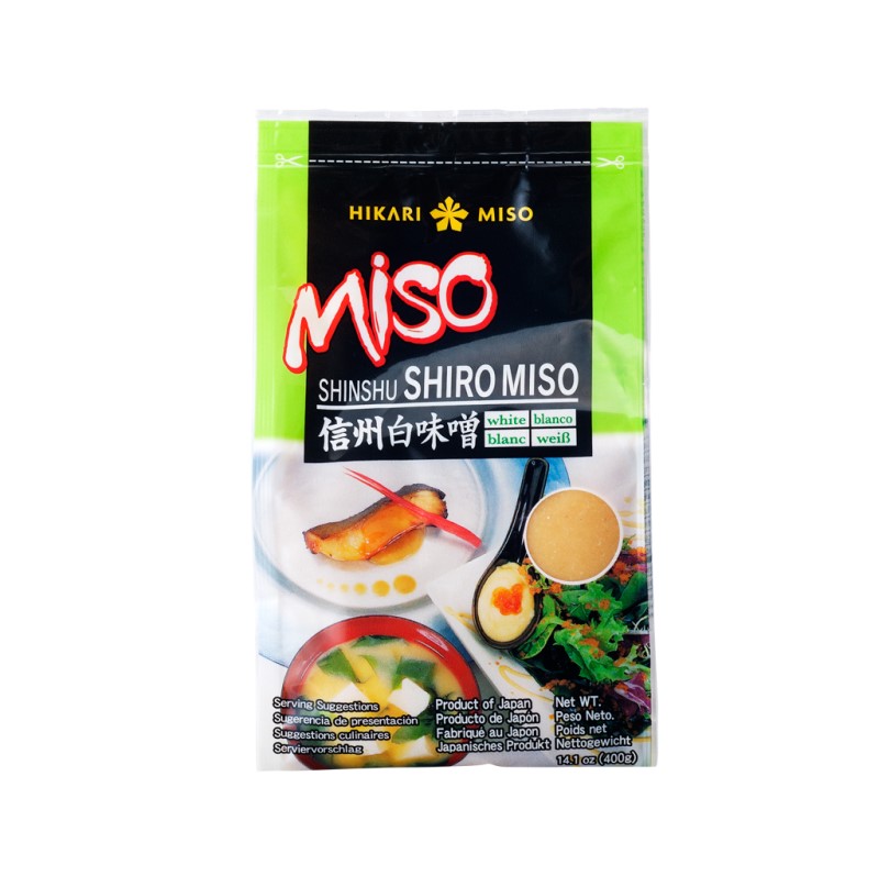 Shinshu Shiro Miso (Multiple Language Label) 14.1 oz (400 g)