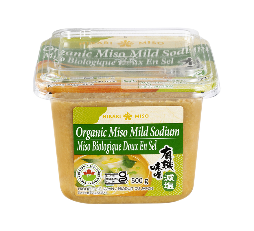 Organic MisoMild Sodium Miso(English AND French Label) 500 g