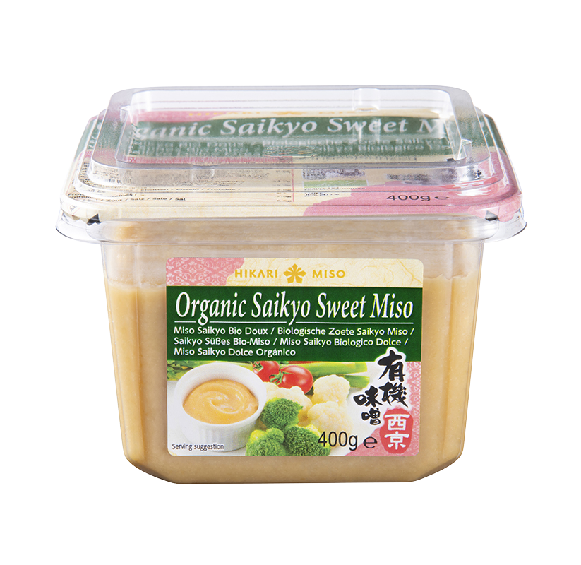 Organic MisoSaikyo Sweet Miso(EU Organic Logo)400 g