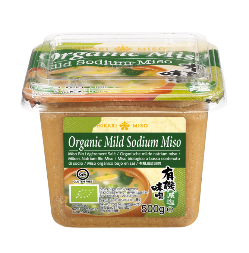 Organic Miso Mild Sodium (Multiple Language Label)500g