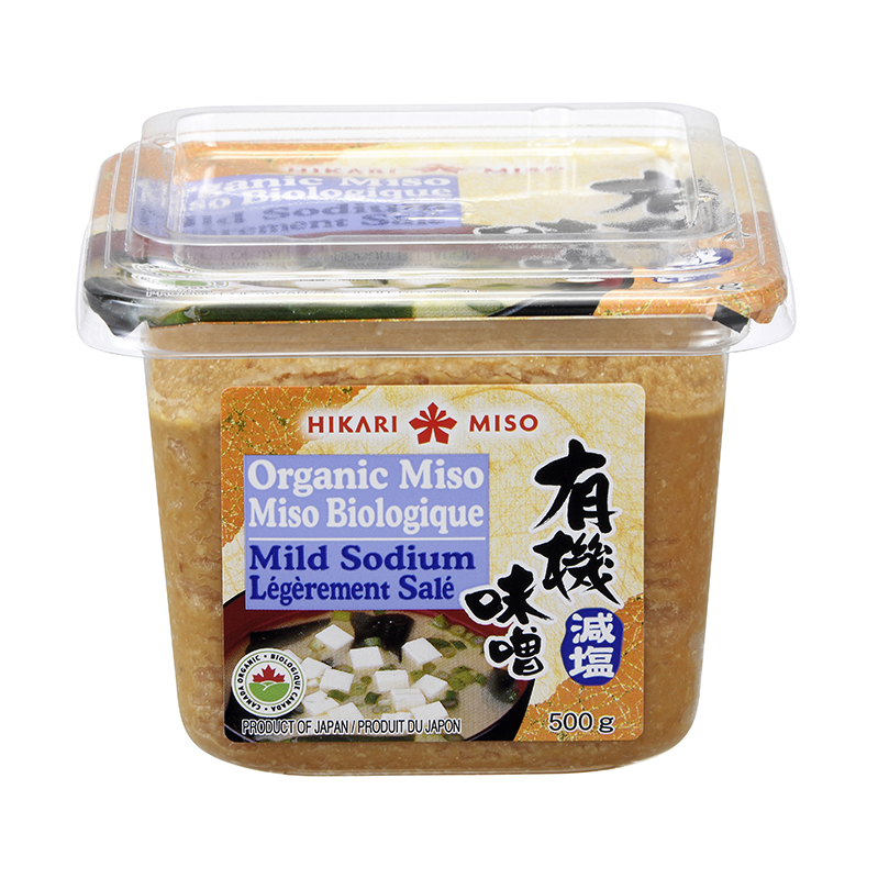 Organic Miso Mild Sodium (English AND French Label) 500 g