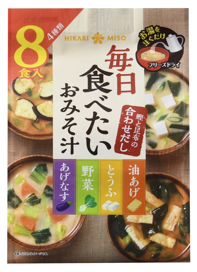 Mainichi Tabetai Omisoshiru Miso soup8 Servings 3.4 oz(97g) / 20 Servings 8.2 oz(234g)