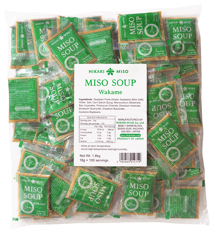 HALAL Wakame Miso Soup 100 Servings63.4 oz(1.8kg)