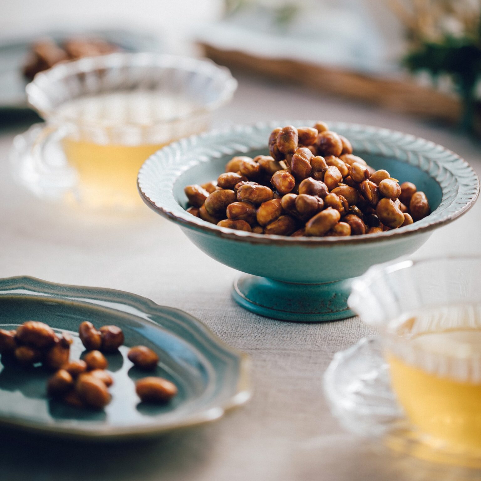 Miso-dressed Caramelized Roasted Soybeans