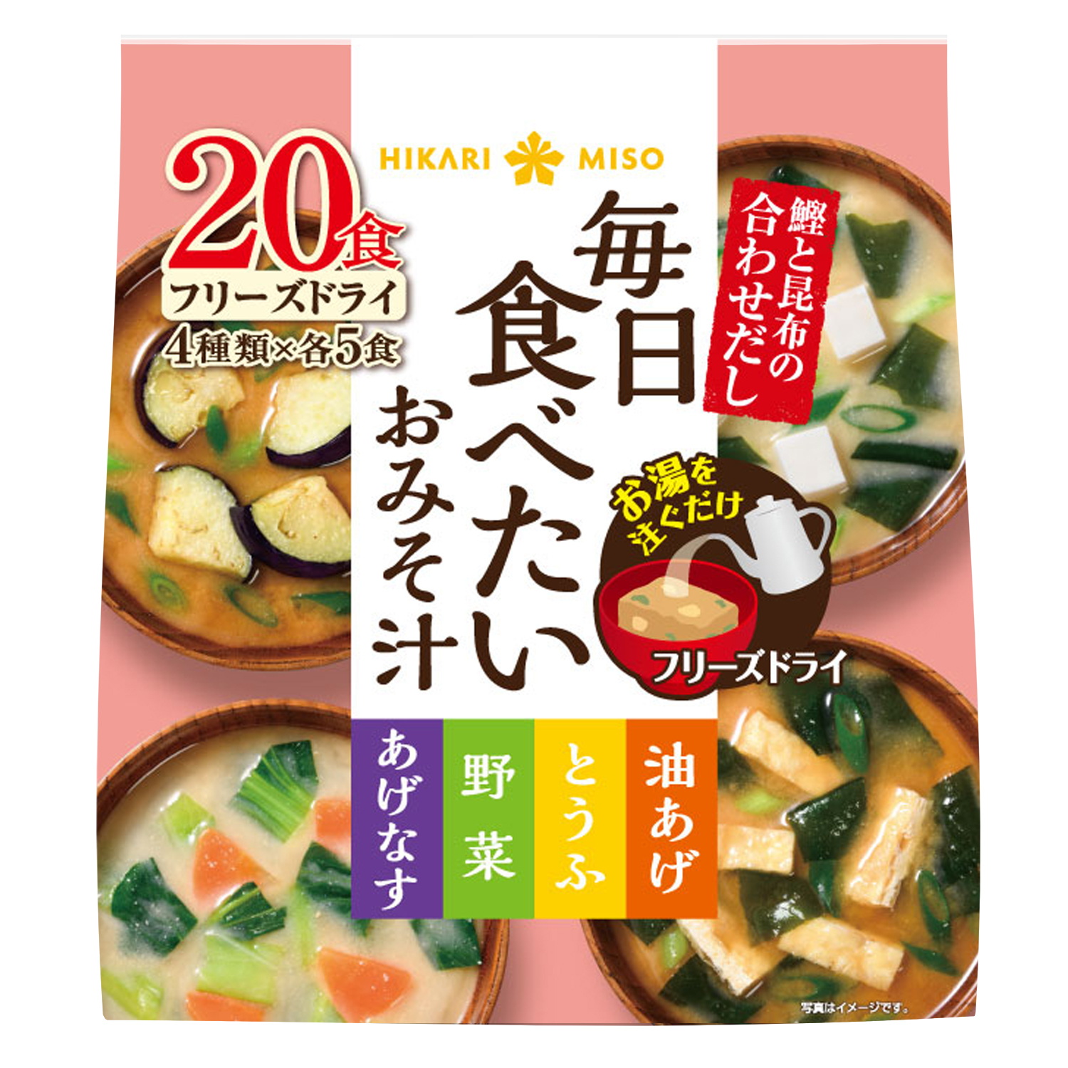 Mainichi Tabetai Omisoshiru (Everyday Freeze-Dried Miso Soup)20 Servings 8.2 oz (234 g)