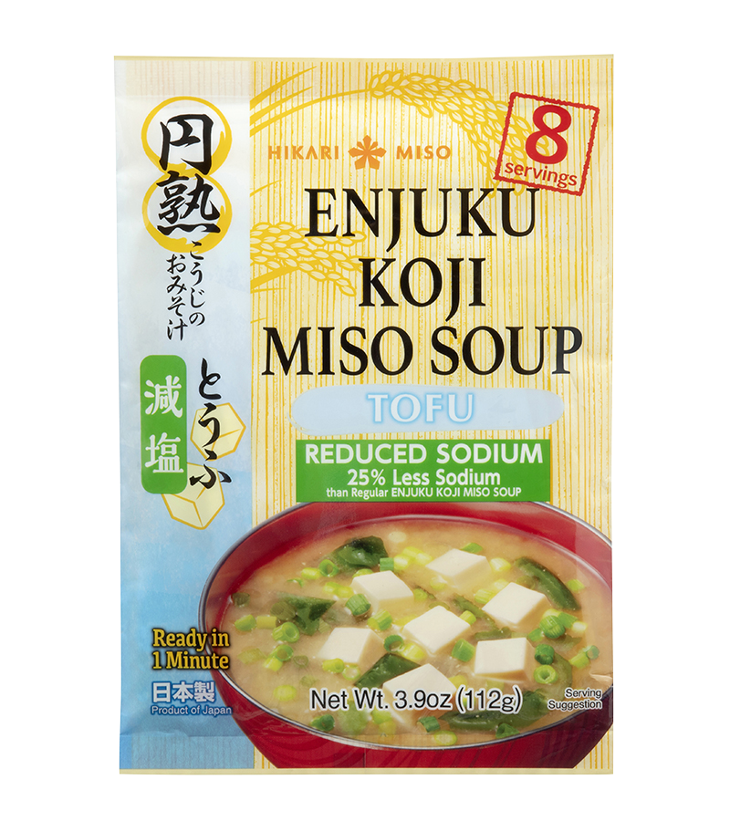 Enjuku Koji Miso Soup Tofu Reduced Sodium8 Servings 3.9oz (112g)