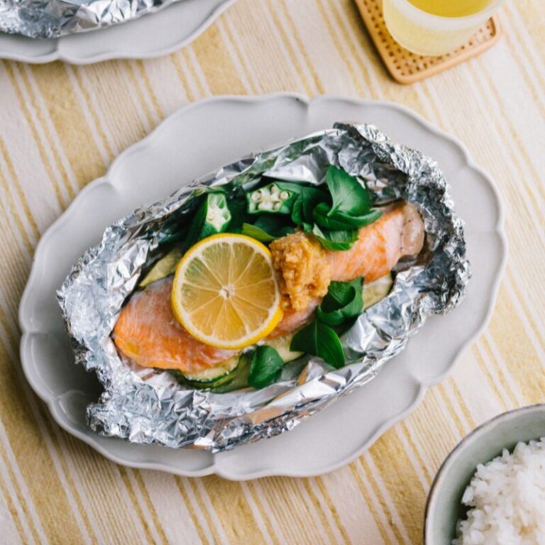 salmon-foil-packet-steamed-with-basil-and-lemon-hikari-miso