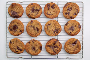 Miso Browned Butter Chocolate Chip Cookies