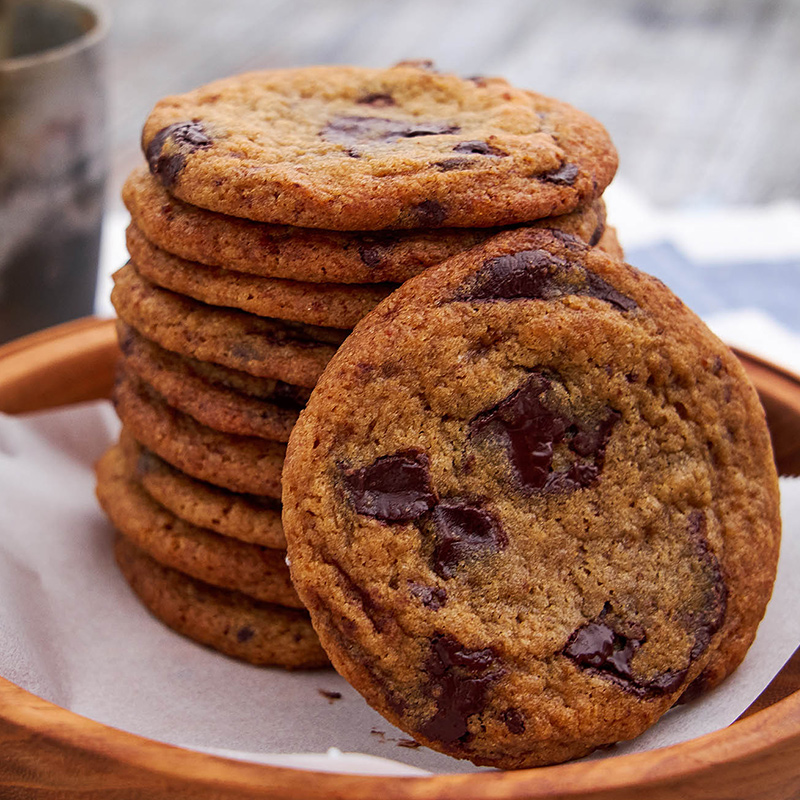 Miso Browned Butter Chocolate Chip Cookies