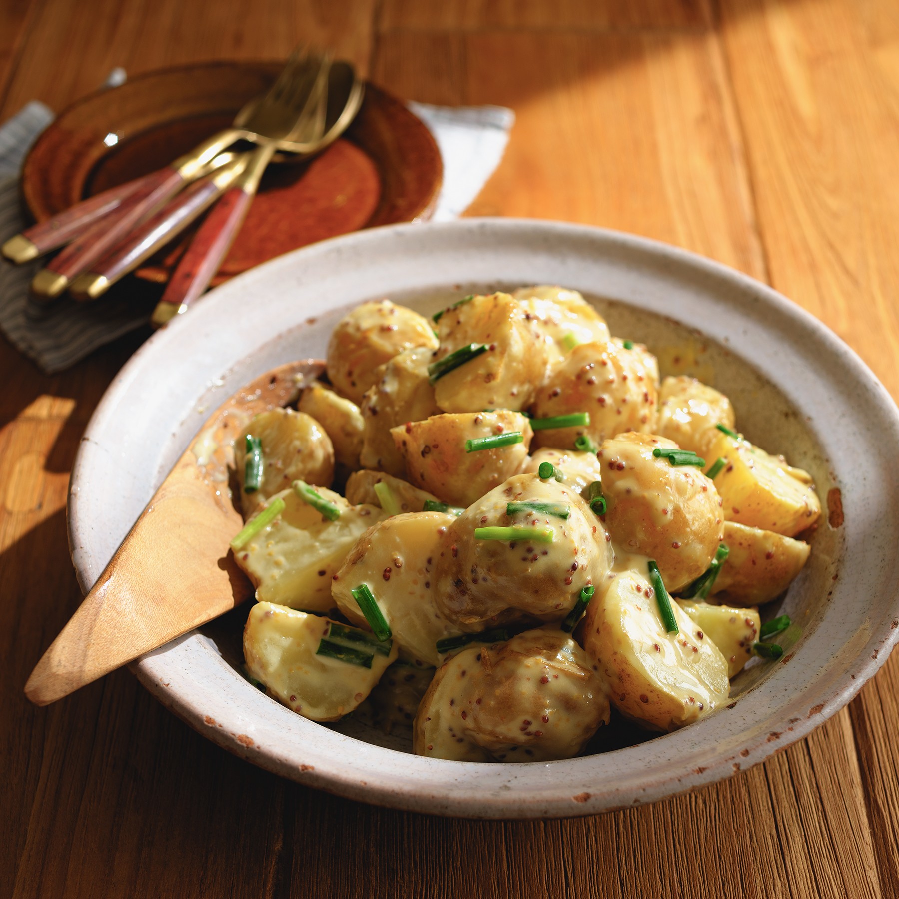 miso mustard potato salad