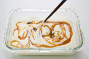 Miso Ice Cream With salted Caramel