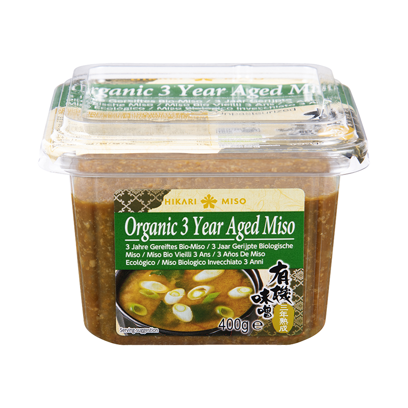 Organic Miso3 Year Aged Miso(English and French Label)14.1 oz (400g)