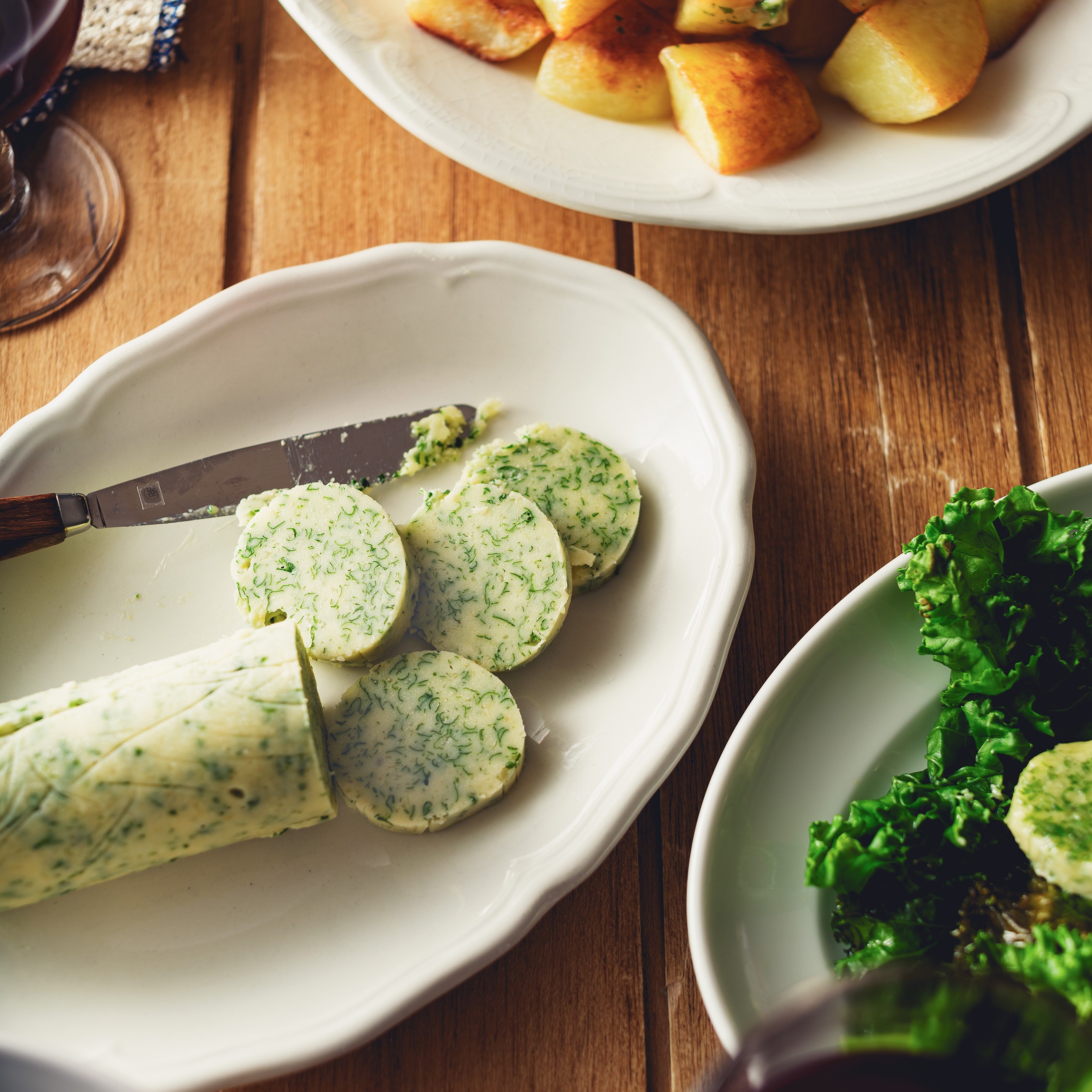 miso garlic compound butter