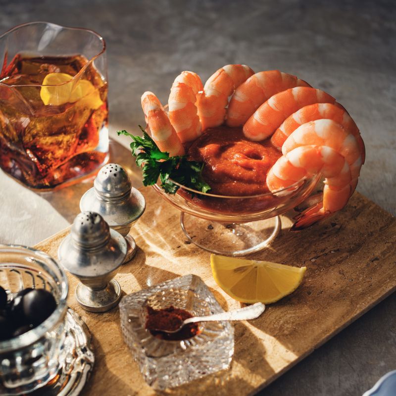 Shrimp Cocktail with Miso-Infused Cocktail Sauce